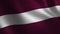 Latvia flag waving 3d. Abstract background. Loop animation.