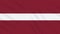 Latvia flag waving cloth background, loop