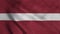 Latvia flag waving in the wind with high quality texture. National Flag of republic of Latvia