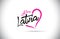 Latvia I Just Love Word Text with Handwritten Font and Pink Heart Shape