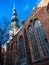 Latvia Riga City\'s historical center - Unesco world heritage site Saint Peter\'s Church