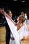 LATVIA, RIGA: Dance couple performs Adult standard program on Ba