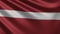 Latvian flag fluttering in the wind close-up, the national flag of Latvia is fluttering in 3d, the flag of Latvia is in