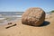 Laucu akmens stone in Latvia Baltic sea resorts