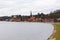 Lauenburg on the Elbe river