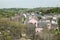 Laugharne town centre from above