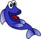 Laughing Blue Fish