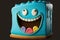 Laughing cake. Ideal background for events and children\\\'s birthday parties