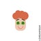 Laughing, emoticon boy, man icon. Nice smile. Funny, face vector. Humor, smile, color, positive symbol for web and mobile