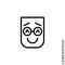 Laughing, emoticon icon. Nice smile. Funny, face vector. Humor, smile, smiley, positive symbol for web and mobile