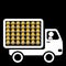 Laughing emotion emojis in transport truck