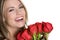 Laughing Roses Woman