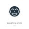 Laughing smile icon vector. Trendy flat laughing smile icon from user collection isolated on white background. Vector illustration