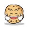 Laughing sweet cookies character cartoon