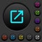 Launch application dark push buttons with color icons