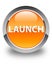 Launch glossy orange round button