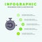 Launch, Management, Optimization, Release, Stopwatch Solid Icon Infographics 5 Steps Presentation Background