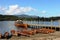 Launch and rowing boats, Derwentwater, Keswick