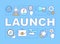 Launch word concepts banner