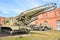 Launcher 2P19 with a rocket 8K14 of missile complex 9K72 Elbrus in Military Artillery Museum.