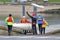 Launching a Scull Boat with Float