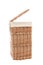 Laundry basket made of rattan