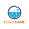 Laundry business company Vector Illustration Logo