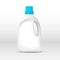 Laundry detergent plastic bottle