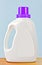 Laundry detergent plastic bottle