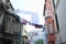 Laundry between houses in Istanbul