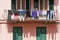 Laundry hung on to dry, Corniglia