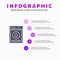 Laundry, Machine, Washing, Robot Infographics Presentation Template. 5 Steps Presentation