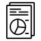 Laundry money papers icon, outline style