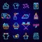 Laundry Neon Icons