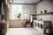 Laundry Room: Create a set of images that showcase a bright, functional laundry room. Generative AI