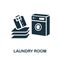 Laundry Room icon. Simple illustration from laundry collection. Creative Laundry Room icon for web design, templates, infographics