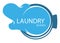 Laundry service isolated icon, water splash or textile