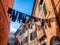 Laundry in Trastevere district of Rome
