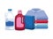 Laundry wash and cleaning icons