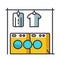 Laundry, washhouse flat line illustration, concept vector isolated icon