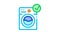 Laundry Washing Machine Icon Animation