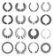 Laurel wreath icons