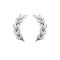 Laurel wreath. Symbol of victory, greatness, glory and power