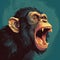 Lauren Faust\\\'s Illustrated Chimp Shouting Cutely