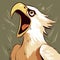 Lauren Faust\\\'s Illustrated Eagle Shouts Cutely