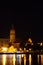 Laurentius Cathedral in Trogir at night