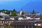 Lausanne architecture and Lake Geneva