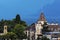 Lausanne architecture and Lake Geneva