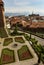 Lausanne cityscape with Saint-Francois Church, Lausanne, Switzerland.