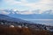 Lausanne , the cityscape from Sauvabelin forest